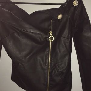 VENUS  faux leather shirt never worn